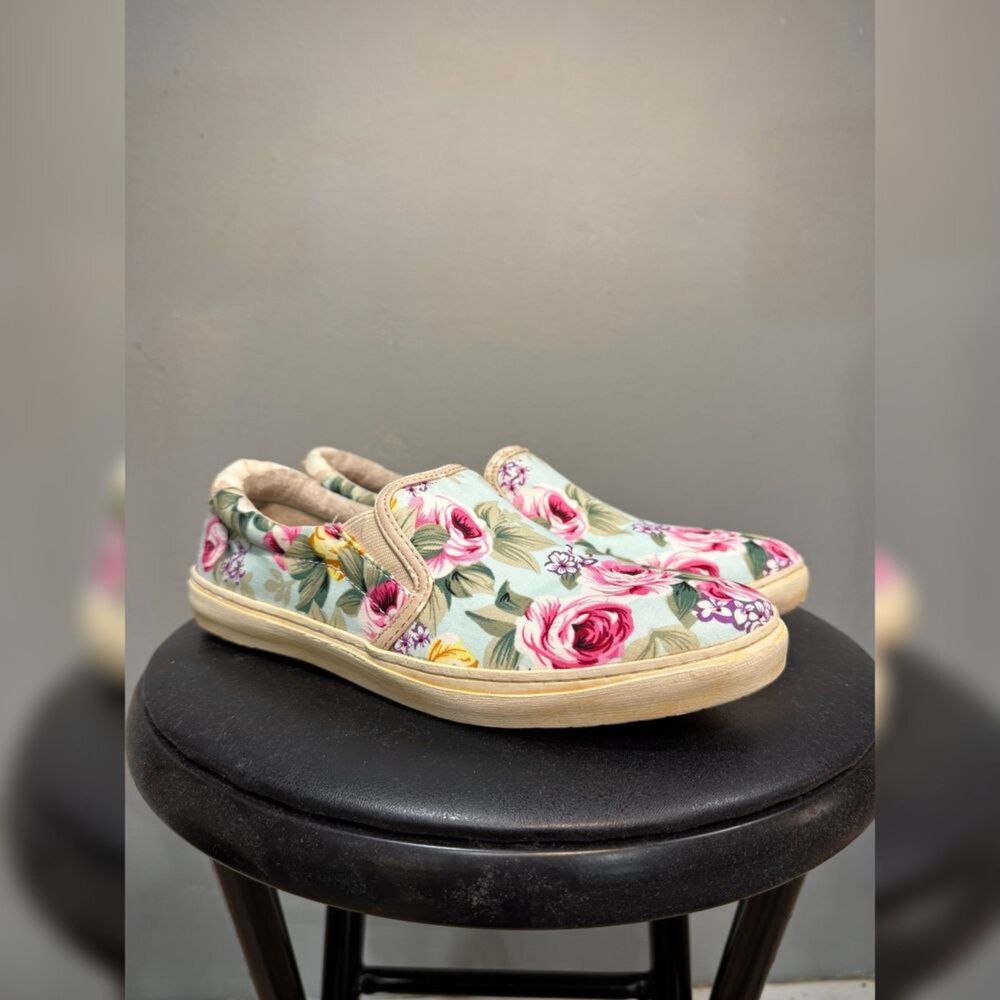 Miz Mooz Floral Serafina Slip-On Shoes Size 8 GUC